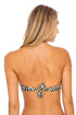 Luli Fama Wild Side LACE TRIM DRAWSTRING BANDEAU TOP